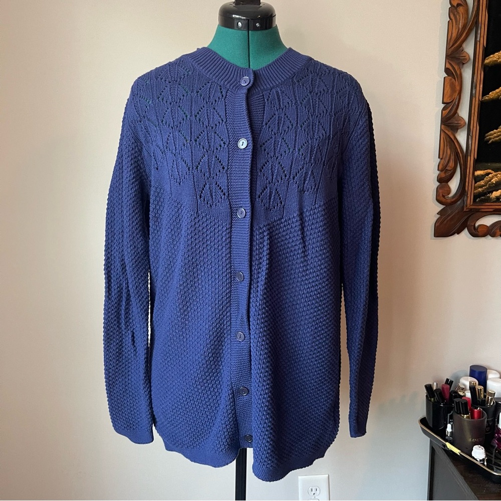 90s 100% Cotton Cardigan M